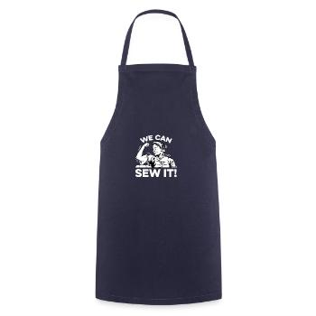 Wir können es nähen Arzt Geschenk - Kochschürze - Navy - Vorne - AI Model Male 185 dark (185cm)
