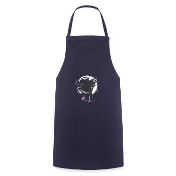 Reaper Skater Athlete Gift - Cooking Apron - navy - Front - AI Model Male 185 dark (185cm)
