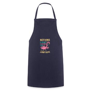 More Flamazing Fitness Fanatic Gift - Cooking Apron - navy - Front - AI Model Male 185 dark (185cm)