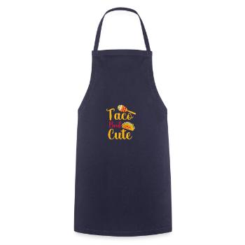 Taco Cat- Jugendjunge Mädchen Taco ta - Kochschürze - Navy - Vorne - AI Model Male 185 dark (185cm)