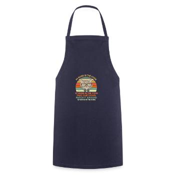 99 errors in code take one down round - Cooking Apron - navy - Front - AI Model Male 185 dark (185cm)