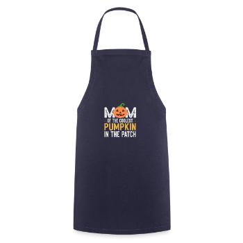 La mère de la citrouille la plus cool du patch convient Bonjour - Tablier de cuisine - marine - Devant - AI Model Male 185 dark (185cm)