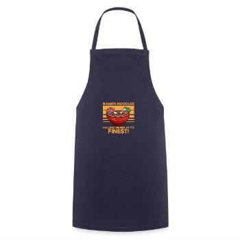 Ramen Noodles College -Abendessen im besten lustig - Kochschürze - Navy - Vorne - AI Model Male 185 dark (185cm)