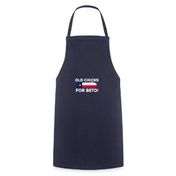 Design pour les amoureux Beto Flag Vintage Old Chick - Tablier de cuisine - marine - Devant - AI Model Male 185 dark (185cm)