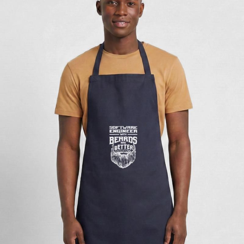 Software engineer with beards is better development Cooking Apron