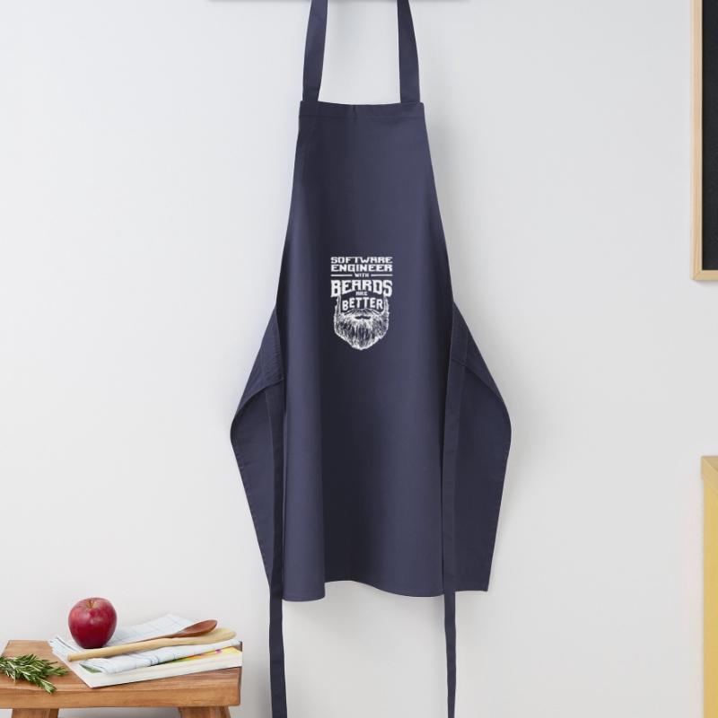 Software engineer with beards is better development Cooking Apron