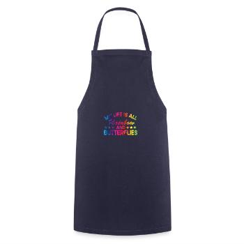 Stolzer Bruder von 2022 Graduate Tie Dye Senior 22 - Kochschürze - Navy - Vorne - AI Model Male 185 dark (185cm)