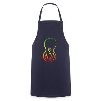 Rastapopoulpos - Tablier de cuisine - marine - Devant - AI Model Male 185 dark (185cm)
