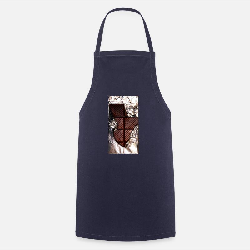 Chocolat - Tablier de cuisine - marine