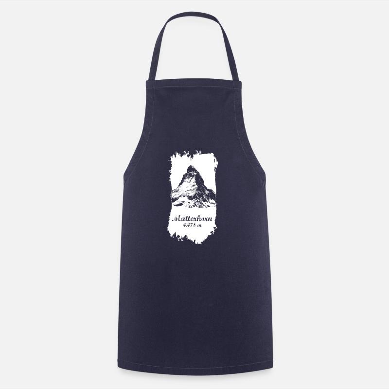 Matterhorn - Cervino - Cooking Apron - navy