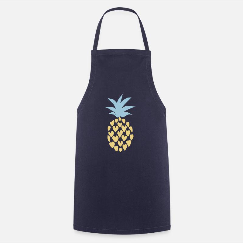 Ananas - Pineapple-Lover - Kochschürze - Navy