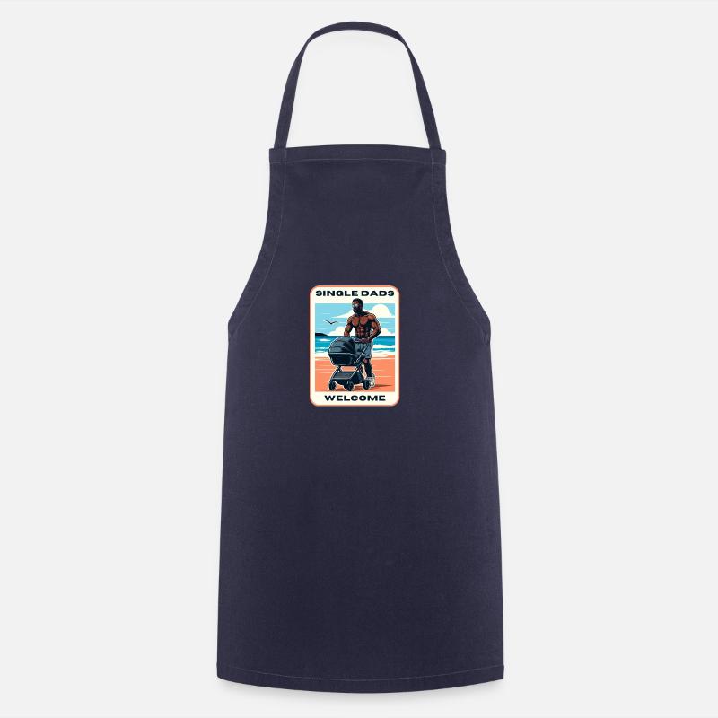 Single Dads Welcome - Kochschürze - Navy