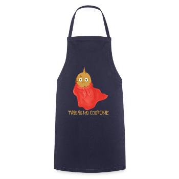this is my costume,potato,halloween - Cooking Apron - navy - Front - AI Model Male 185 dark (185cm)