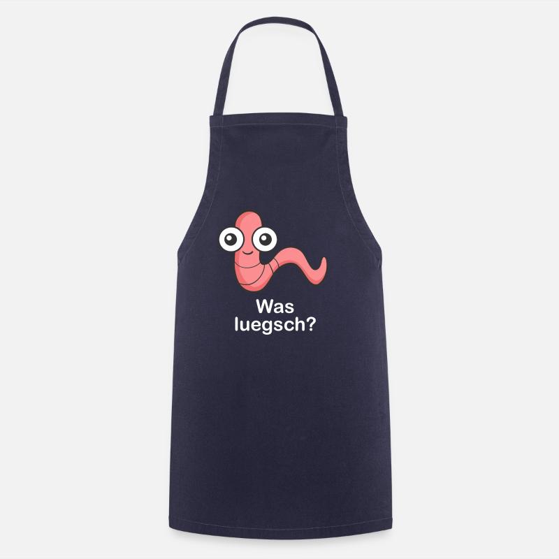 Qu’est-ce que Luegsch ? - Tablier de cuisine - marine