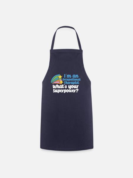 Super Occupational Therapist - Cooking Apron - navy
