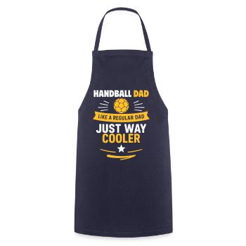 Handball Dad – Father’s Day Gift - Cooking Apron - navy - Front - AI Model Male 185 dark (185cm)