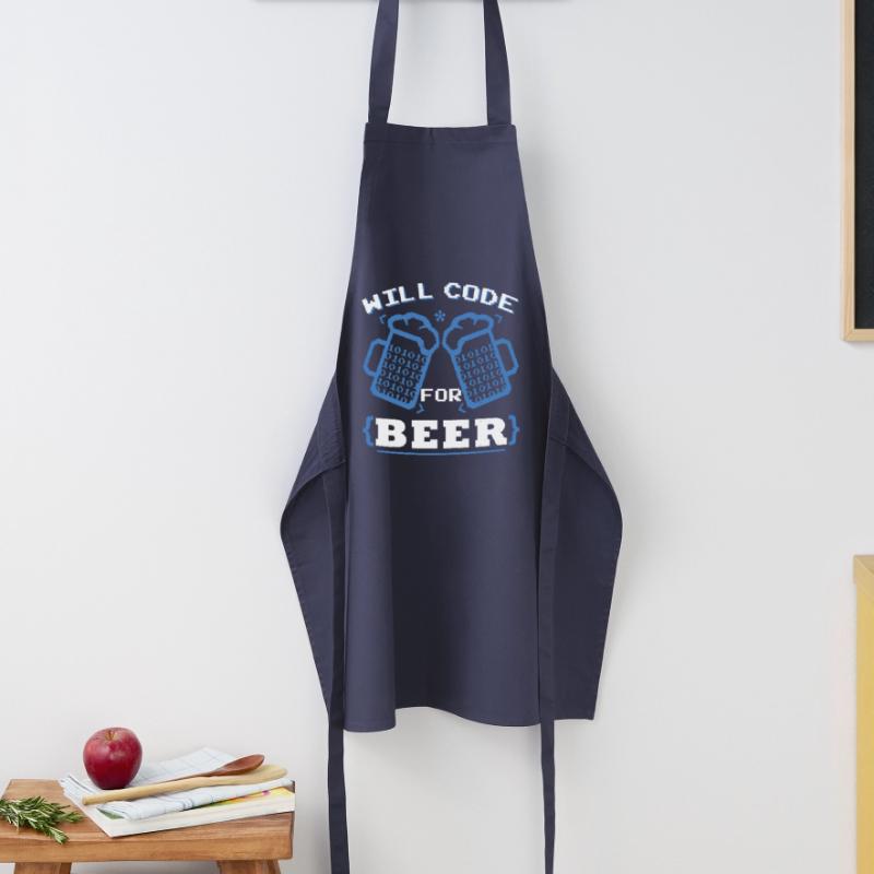 Will Code For Beer | Programmer Coding Cooking Apron