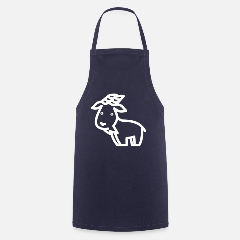Goat - Cooking Apron - navy