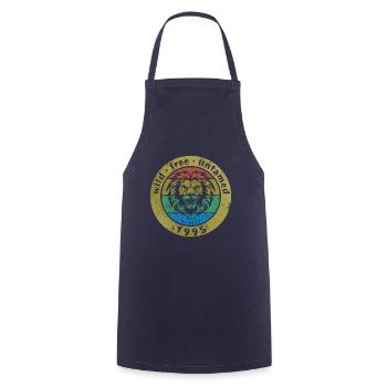 30. Geburtstag Wild, free & untamed since 08/1995 - Cooking Apron - navy - Front - AI Model Male 185 dark (185cm)