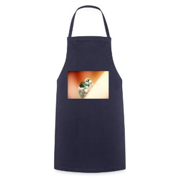 Springspinne, Phidippus regius,jumping spider - Cooking Apron - navy - Front - AI Model Male 185 dark (185cm)