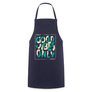 1997 Birthday 1997 Vintage 1997 Gift 1997 - Cooking Apron - navy - Front - AI Model Male 185 dark (185cm)