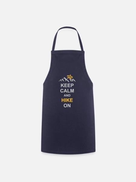 Keep Calm And Hike - Kochschürze - Navy