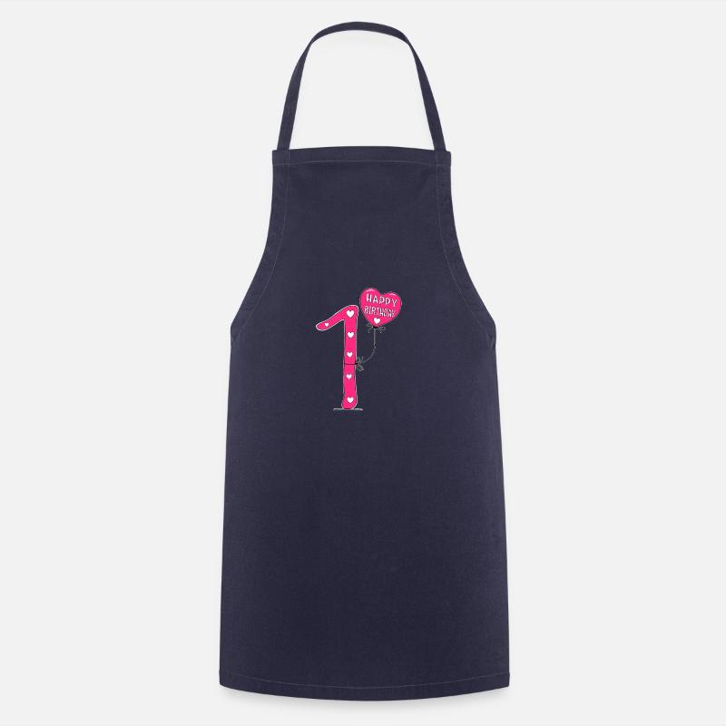 1 anniversaire Joyeux anniversaire - Tablier de cuisine - marine