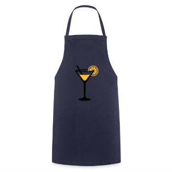 Cocktail - Kochschürze - Navy - Vorne - AI Model Male 185 dark (185cm)