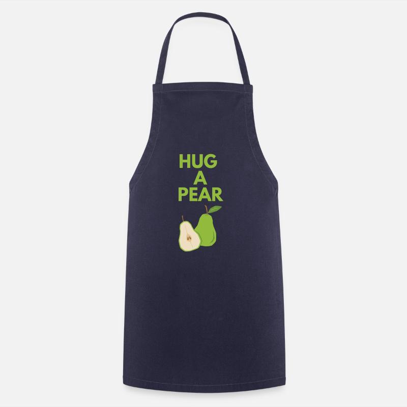 HUG A PEAR - Cooking Apron - navy