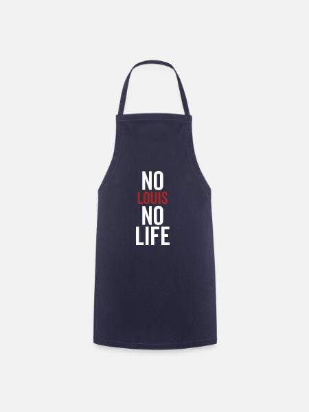 Pas de Louis Pas de vie - Tablier de cuisine - marine