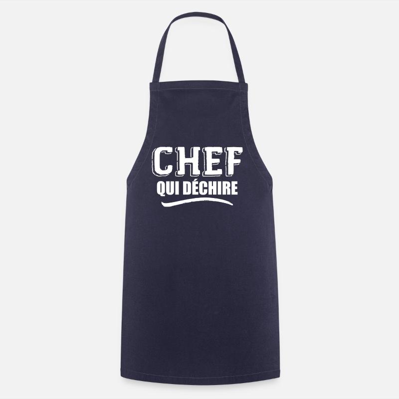 Chef Qui Déchire - Tablier de cuisine - marine
