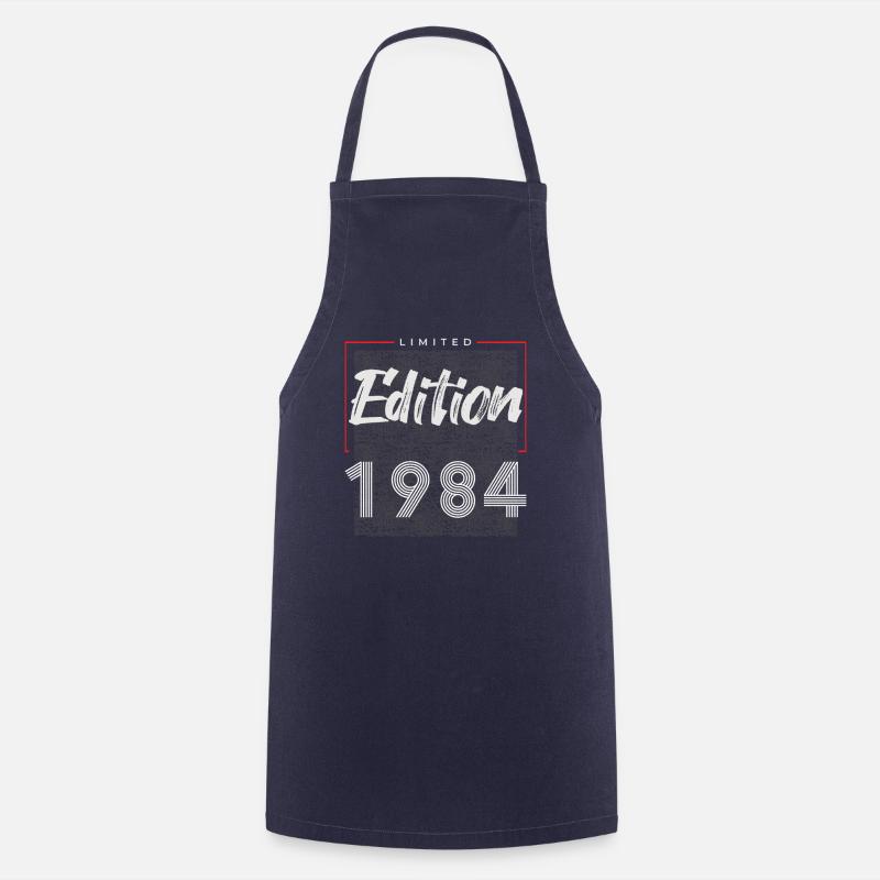 40. Geburtstag 1984 begrenzte Auflage - Kochschürze - Navy