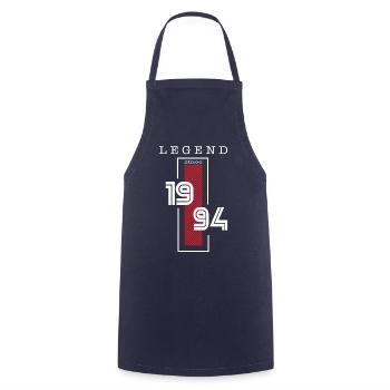 30th Birthday Legend since 1994 - Cooking Apron - navy - Front - AI Model Male 185 dark (185cm)