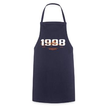 1998 Vintage Rétro 1998 Cadeau D'anniversaire 1998 - Tablier de cuisine - marine - Devant - AI Model Male 185 dark (185cm)