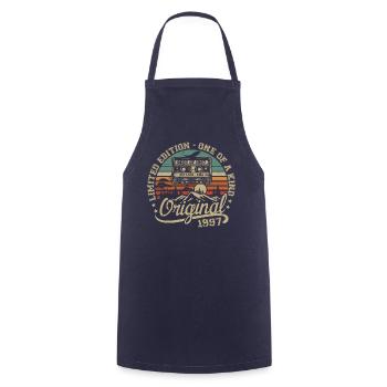 Vintage 1997 Birthday Gift 1997 Retro 1997 - Cooking Apron - navy - Front - AI Model Male 185 dark (185cm)