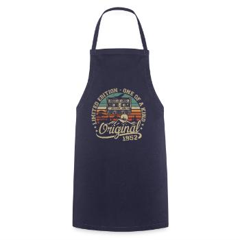 Vintage 1952 Birthday Gift 1952 Retro 1952 - Cooking Apron - navy - Front - AI Model Male 185 dark (185cm)