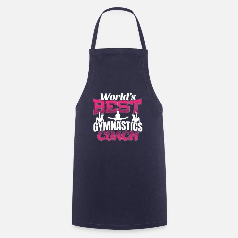 Best Women's Gymnastics Coach - Cooking Apron - navy