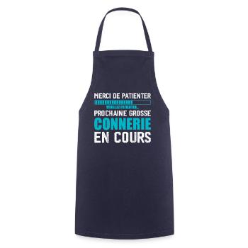 Next funny - Cooking Apron - navy - Front - AI Model Male 185 dark (185cm)
