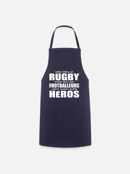 Rugby, Rugby Sport, Rugby Humor, Rugby - Kochschürze - Navy