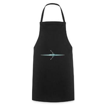 Rowing, rowing boat, sculling - Cooking Apron - black - Front - AI Model Male 185 dark (185cm)