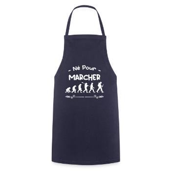 né pour marcher évolution - Tablier de cuisine - marine - Devant - AI Model Male 185 dark (185cm)