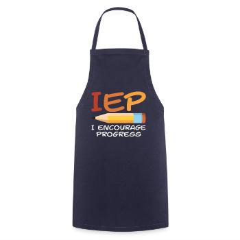IEP SPED Teacher Art | Special Education Teacher - Tablier de cuisine - marine - Devant - AI Model Male 185 dark (185cm)
