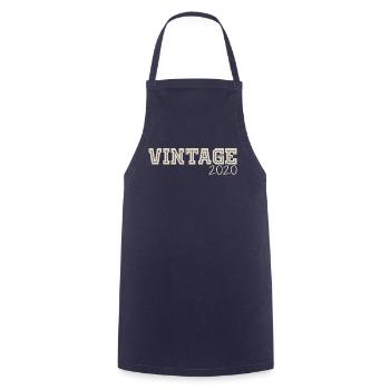 Vintage 2020 Original 2020 Rétro 2020 Cadeau 2020 - Tablier de cuisine - marine - Devant - AI Model Male 185 dark (185cm)