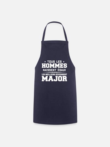 Rang Major Militärarmee Lustiges Geschenk - Kochschürze - Navy