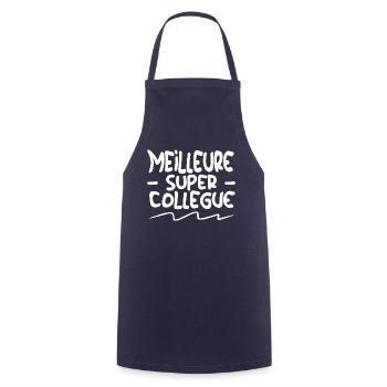 Meilleure Super Collègue - Tablier de cuisine - marine - Devant - AI Model Male 185 dark (185cm)