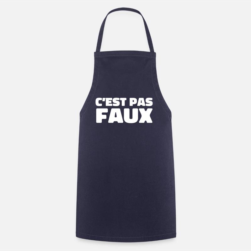C'est Pas Faux - Tablier de cuisine - marine