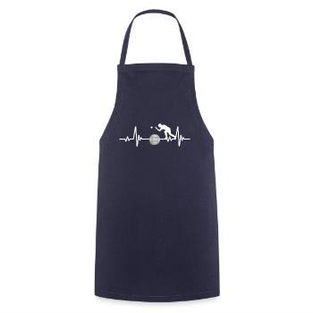 Petanque Passion Boules Games - Cooking Apron - navy - Front - AI Model Male 185 dark (185cm)