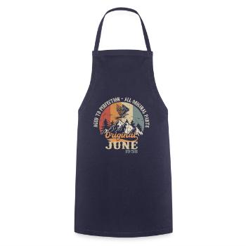 Juni 1958 Original - Aged To Perfection 1958 Juni - Kochschürze - Navy - Vorne - AI Model Male 185 dark (185cm)