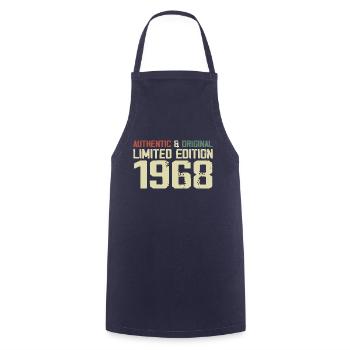 1968 Geburtstagsgeschenk 1968 Jahrgang 1968 Retro - Kochschürze - Navy - Vorne - AI Model Male 185 dark (185cm)