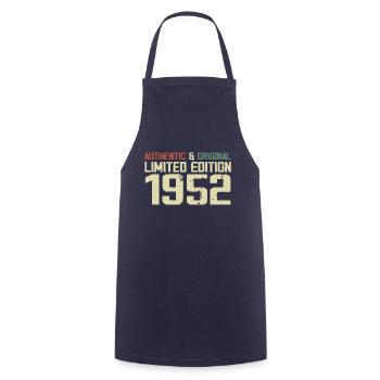 1952 Birthday Gift 1952 Vintage 1952 Retro - Cooking Apron - navy - Front - AI Model Male 185 dark (185cm)